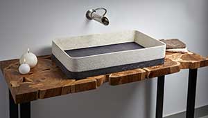 washbasin MAURITIUS stone BEIGE