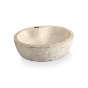 Lavabo sobre encimera Santorini 45 beige | The Bath Collection Ref. 00312