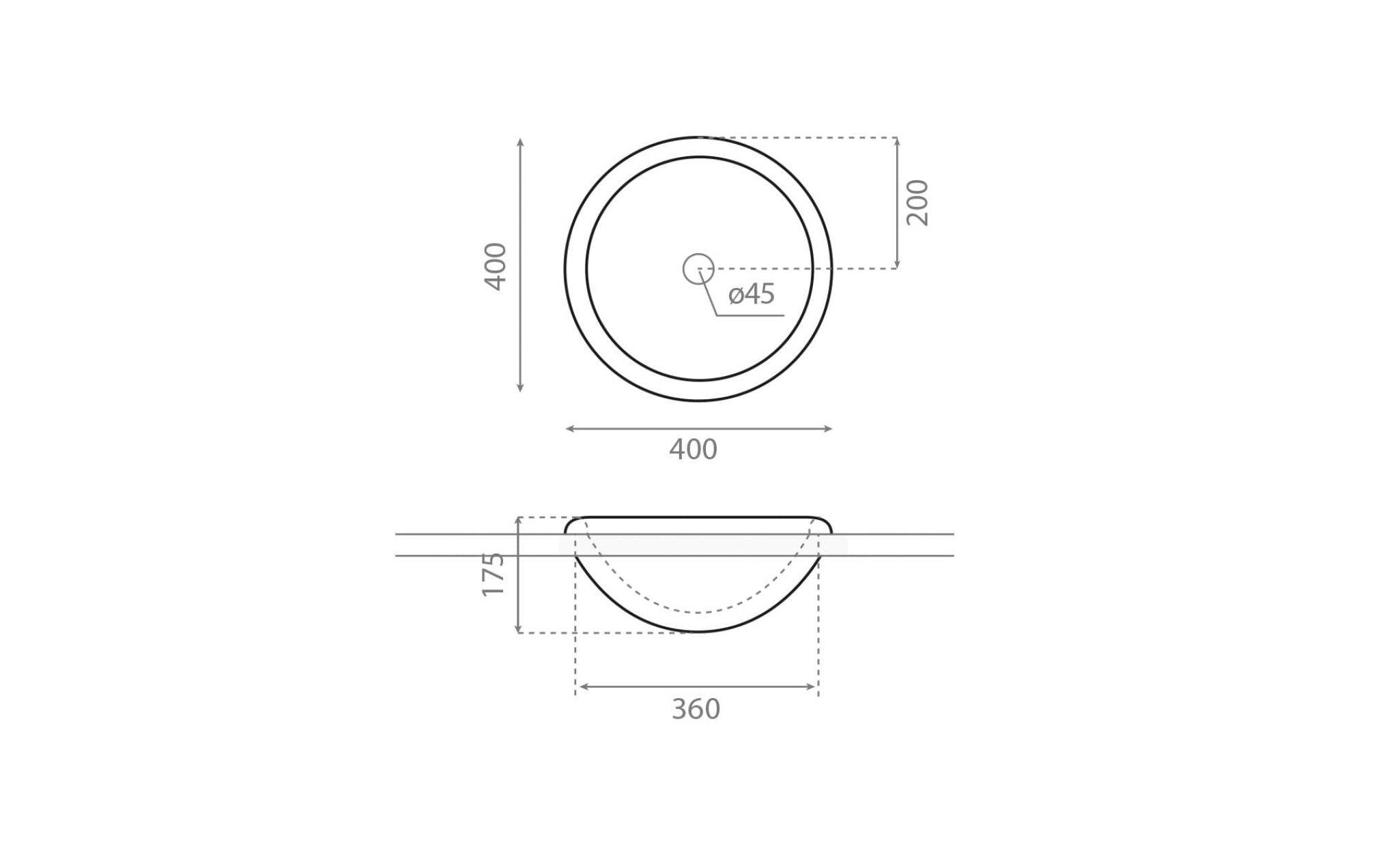 BATHCO 0063B LAREDO Lavabo Encastre