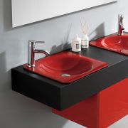 Lavabo de encastre Miami de cristal | The Bath Collection Ref. 3005RJ
