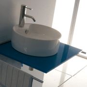 Medidas Encimera de cristal para soportes de acero Encimera de cristal | The Bath Collection Ref. 0315