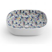 Lavabo Olea rectangular de Bathco colección Vintage & More | Ref.: 4072 01 Tropical
