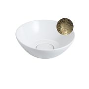 Lavabo New Cuenca Gold & Silver Collection | Bathco Ref.: 4033B Tevety