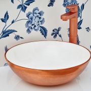 Lavabo de aluminio esmaltado de Bathco Ref.: 8325