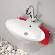 Lavabo a pared con toallero incluido TT2 | The Bath Collection Ref. 4010