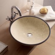 Lavabo sobre encimera Duotono A | The Bath Collection Ref. 00361 - beige