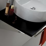Medidas Soporte acero para encimera madera o cristal. Juego soporte de acero | The Bath Collection Ref. 00100