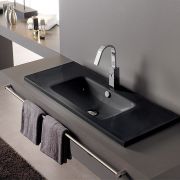 Lavabo sobre encimera Nuevo Montevideo Negro | The Bath Collection Ref. 4012NEG