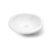 Lavabo Relief de porcelana blanca l The Bath Collection Ref.: 4075