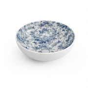 Lavabo Sicilia de Bathco colección Vintage & More | Ref.: 4069 17 Toile de jouy azul