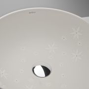 Ref.: 005SW Lavabo Sicilia Natural Swarovski Loose Flowers | Bathco