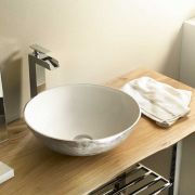 Encimera de madera de acacia para lavabo sobre encimera de Bathco Ref.: 8220