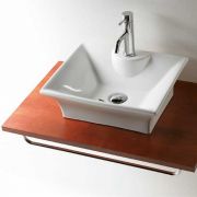 Encimera de madera para soportes de acero Encimera de madera | The Bath Collection Ref. 0317