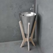 Ref.: 8223 Pedestal de barras de madera de Bathco