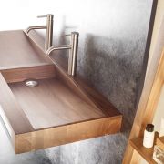 Ref.: 5003 Lavabo de madera de teca de Bathco Salzburgo