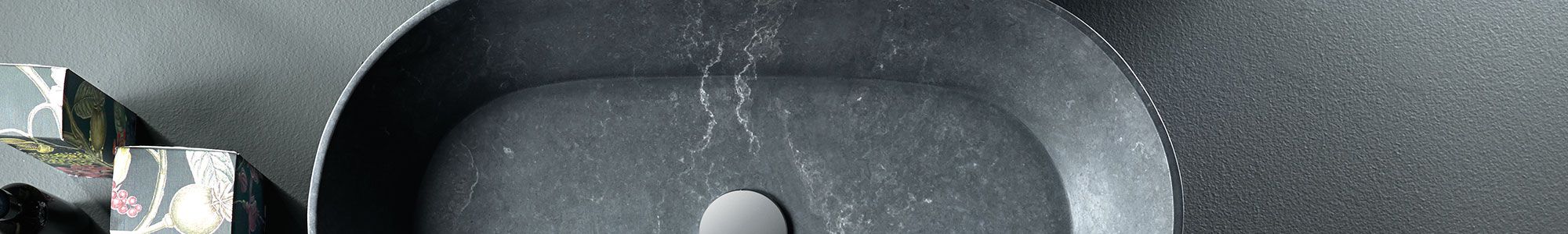 REf.: 00390 Lavabo Reunion de piedra de Bathco Natural Series