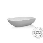 Ref.: 6033 Lavabo Solid Surface Pretoria sobre encimera de Bathco