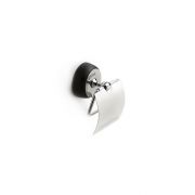 Ref.: 2038 Portarrollos Classic de acero negro de Bathco
