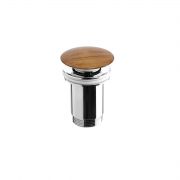 0212MD Válvula redonda de madera de Bathco