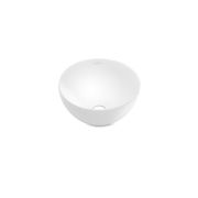 Lavabo de porcelana Mini Lys Bathco sobre encimera 4912