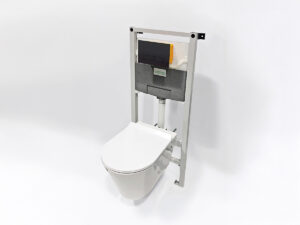 Tank mechanism with push button