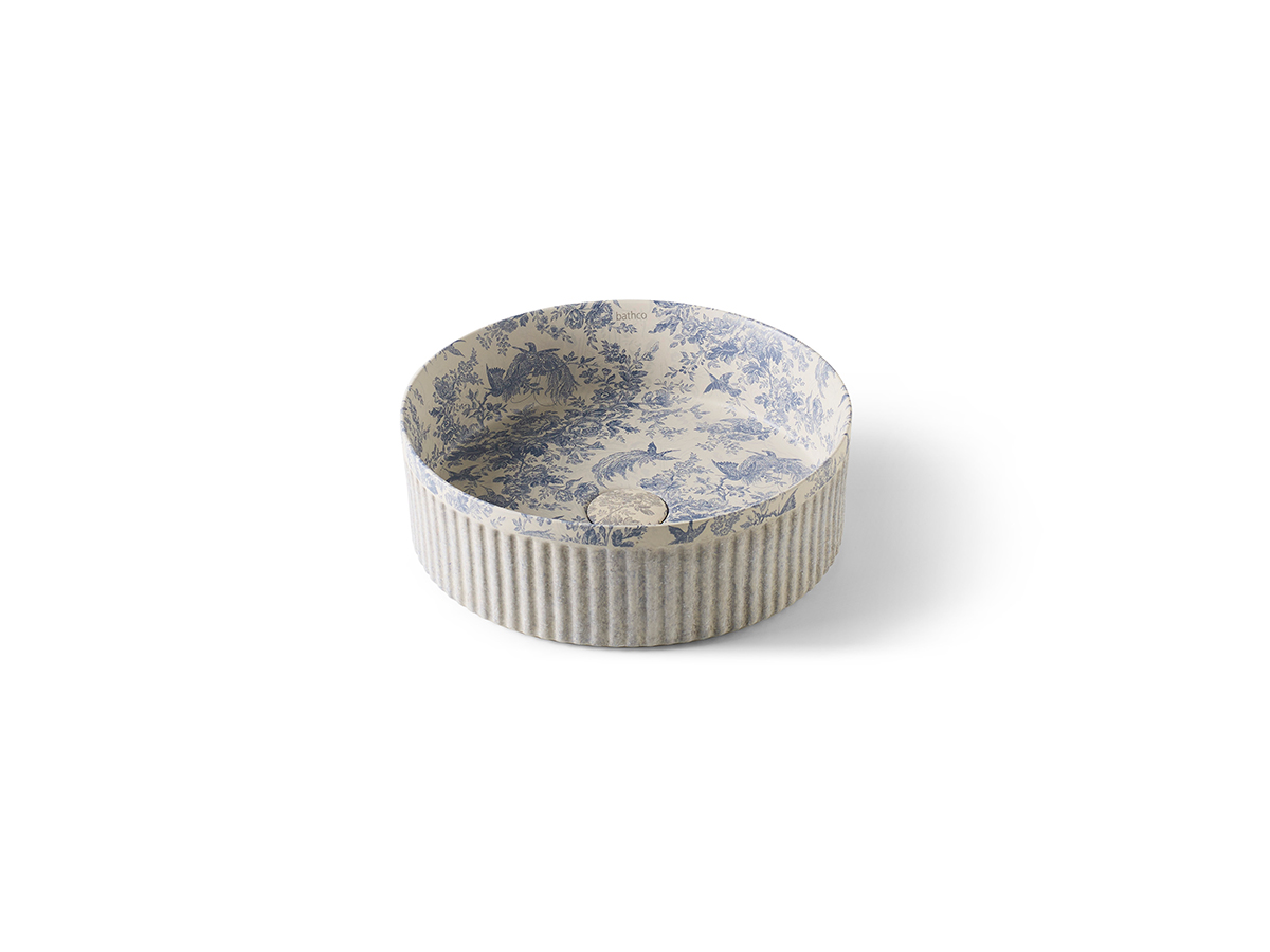 Wadi Circular Toile de jouy Azul