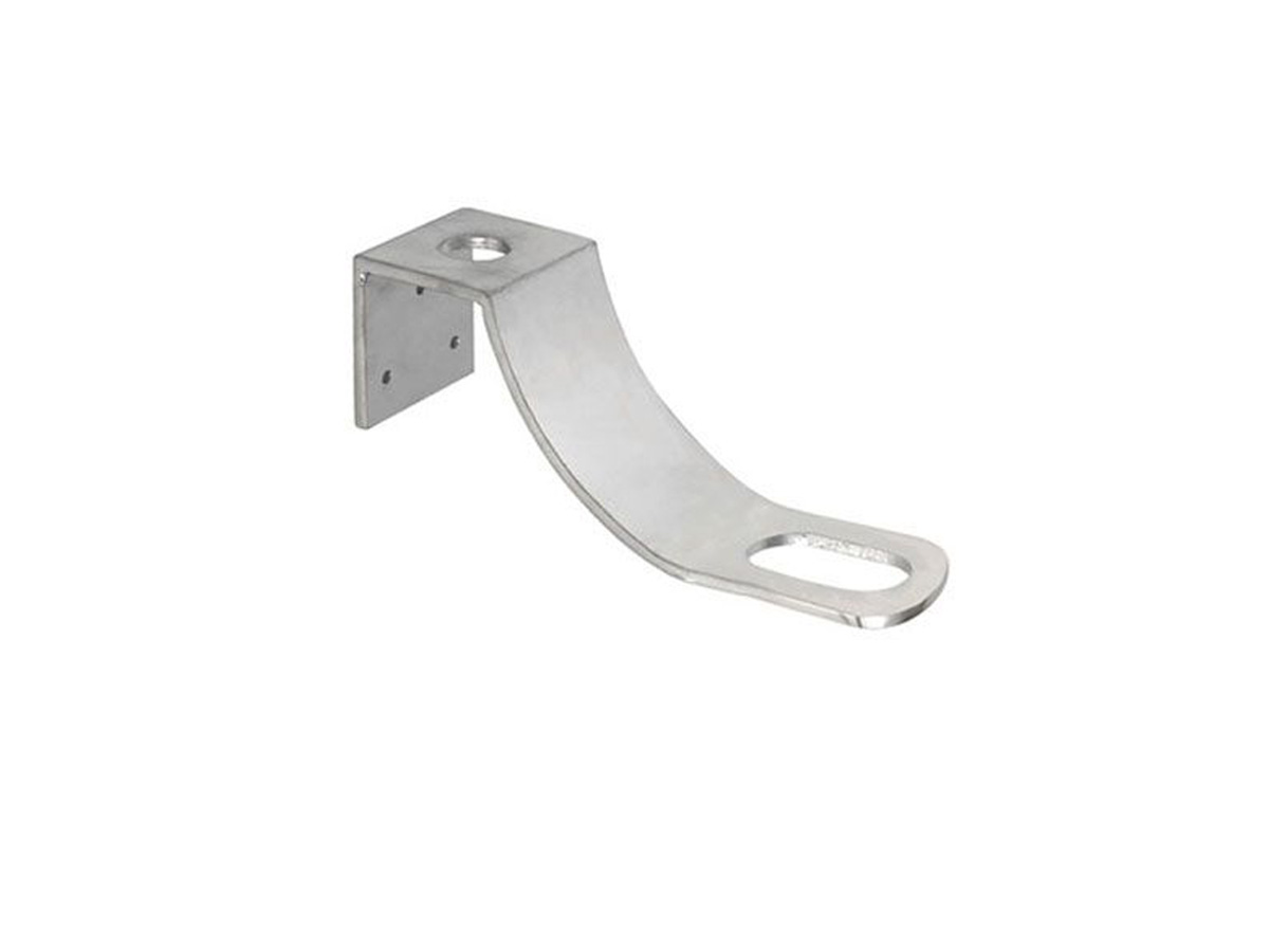 Curved steel support