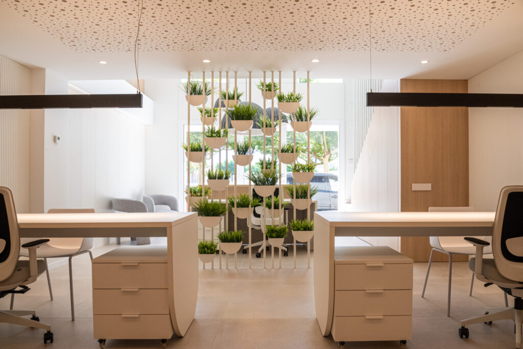 An office to work with all five senses