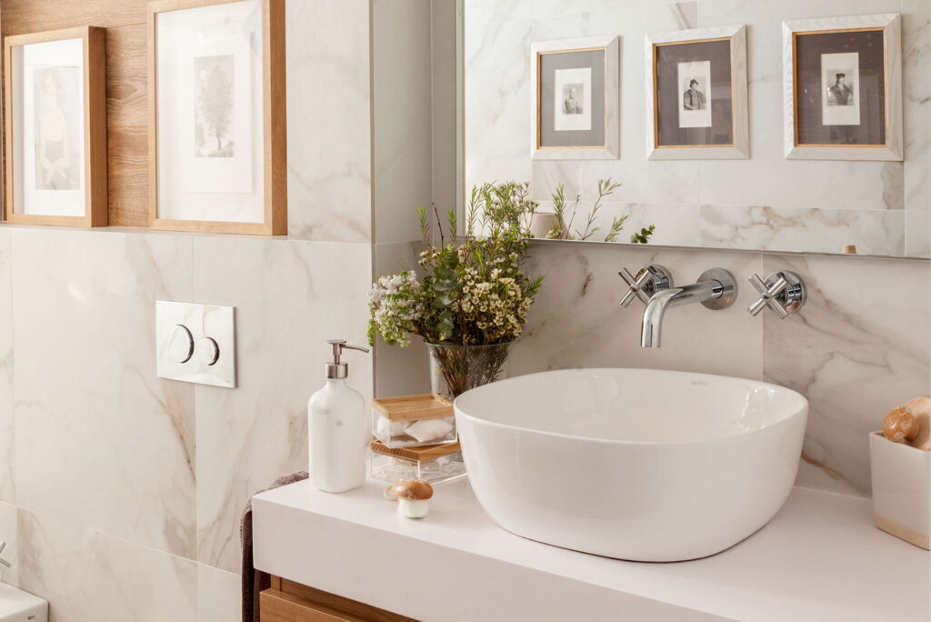 5 formas de combinar el lavabo Olea