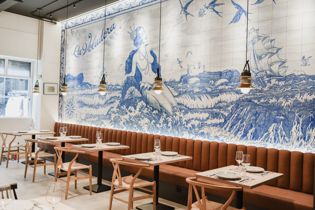 Restaurante La Voladora, alegoría de una heroína