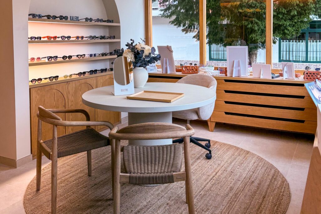 Una óptica que se siente como un hogar