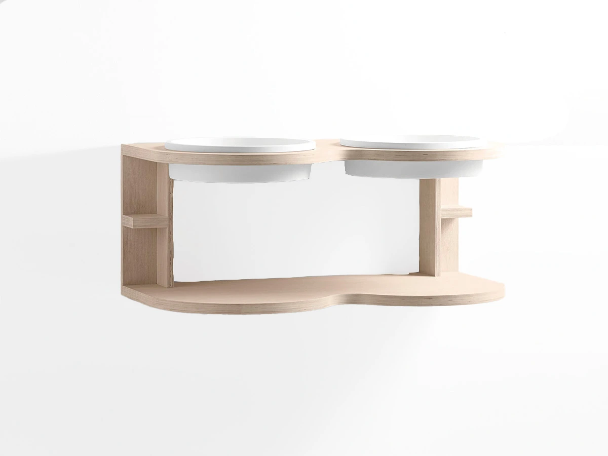 Double bowl belted furniture